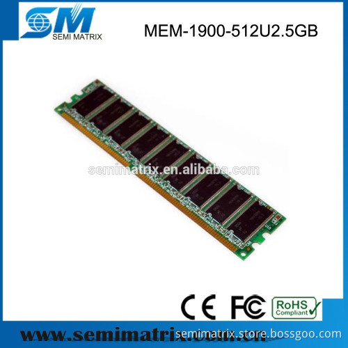 MEM-1900-512U2.5GB 512MB to 2.5GB DRAM Upgrade (2GB+512MB) for 1941 ISR